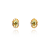 Lynn Peridot Studs