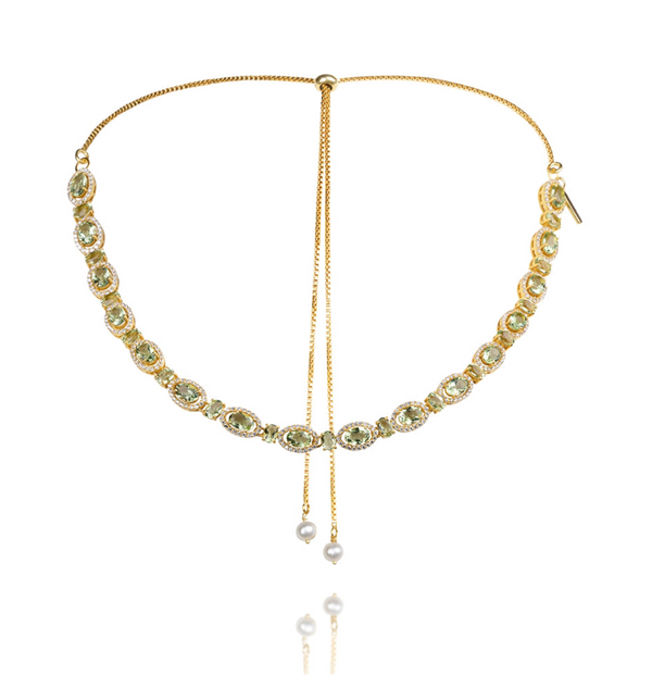 Lynn Peridot Necklace