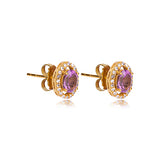 Lynn Amethyst Studs - Opuline