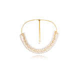 Noori Triple String Pearl Necklace