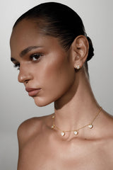 Skye Moonstone Studs - Opuline