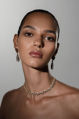 Lynn Smoky Quartz Choker - Opuline
