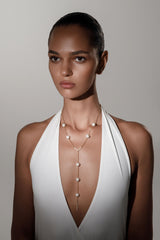 Nickie Pearl Y Necklace - Opuline
