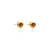 Skye Red Garnet Studs